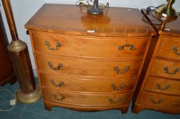 Four Drawer Bowfront Chest of Drawers