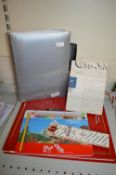 Selection of Photo Albums, Derwent Pencils, Colouring Pencils, and a Drawing Pad