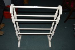 White Painted Towel Rail