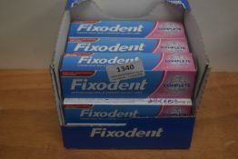 9x 47g Tubes of Fixodent Original Complete Denture Adhesive