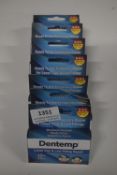 7x Dentemp Loose Cap & Lost Filling Repair Kits