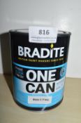 *1L of Bradite One Can Interior and Exterior Eggshell Base 2
