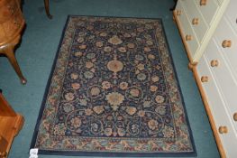 Blue Floral Rug 170x120cm