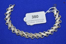 Continental 800 Grade Silver Bracelet ~27g