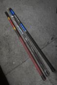 3x Assorted 6m Fishing Poles