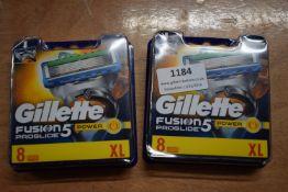 2x Gillette Fusion 5 Pro Glide Power Razor Blades 8pk