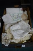 Vintage Linenes and Embroideries, Tablecloths, etc.