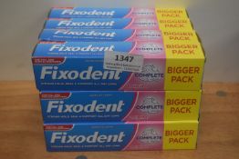 12x 70g Tubes of Fixodent Original Complete Denture Adhesive