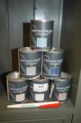 *6x 100ml of Graham & Brown Matt Emulsion (assorted colours)