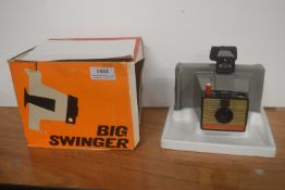 Big Swinger Polaroid Land Camera Model 3000