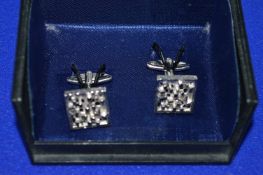 Pair of Sigma Sterling Silver Cufflinks ~12g total