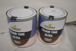 *2x 500ml of Treatex Colour Tone Ultra Wood Finish (Antique and Dark Oak)