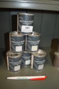 *6x 100ml of Graham & Brown Matt Emulsion (assorted colours)