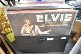 Case of Elvis Presley LP Records