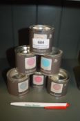 *6x 100ml of Earthborn Clay Paint (assorted colours)