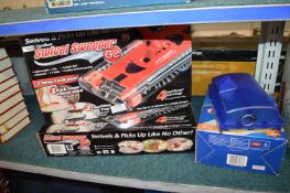 2x Cordless Swivel Sweepers and a Miracle Dry Foam Cleaning Head