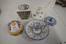 Selection of Porcelain Souvenir Ware Items