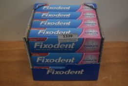 12x 47g Tubes of Fixodent Original Complete Denture Adhesive