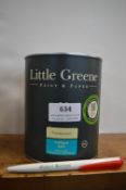 *1x 1L of Little Green National Trust Transparent Intelligent Water Based Satin
