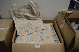 *Large Quantity of Bookblock Printed Hessian Shopper Bags