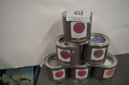 *6x 100ml of Earthborn Clay Paint (assorted colours)
