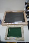 2x Tabletop Display Cases
