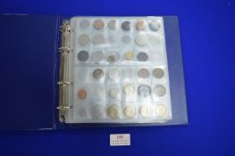 Coin Album Containing Assorted British and Foreign Coinage