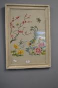 Framed Floral Embroidery