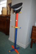 Kid’s Pencil Coat Stand plus Policeman’s Hat