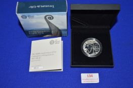 Royal Mint 2017 UK £5 Fine Silver Proof 1oz Coin Commemorating King Canute