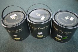 3x Assorted 2.5L Cans of Little Greene Emulsion