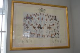 Leeds Legends of Ellen Road Football Signed Print