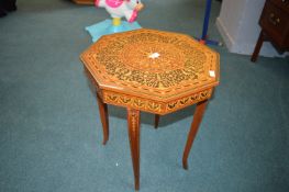 Inlaid Musical Work Table