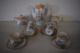 Vintage Hand Painted Japanese Klimax Porcelain Coffee Set