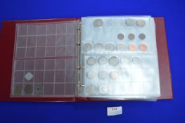 Coin Album Containing Assorted British and Foreign Coinage