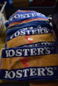Quantity of Vintage Branded Bar Towels