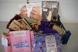 Selection of Lady’s Nylons, Silk Scarves, Fans, etc.
