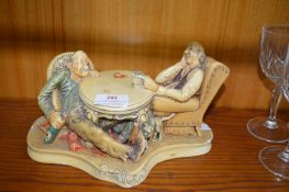 Nature Craft Figure of Two Old Drunks