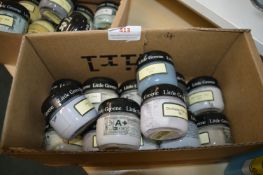 *14x Assorted Little Green Paint Tester Pots