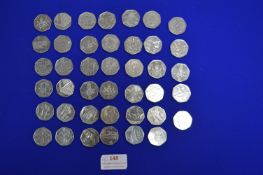 40+ British Pictorial 50p Coins