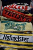 Quantity of Vintage Branded Bar Towels