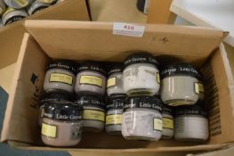 *14x Assorted Little Green Paint Tester Pots