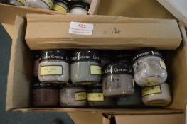 *14x Assorted Little Green Paint Tester Pots