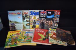 Quantity of Vintage Annuals Including TV Comic, Scorcher, Eagle, the Sparky, and Boy’s Own Paper