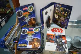 Star Wars Collectibles Including Walkers, Force Packs, etc.