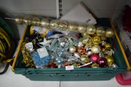 Large Quantity of Various Christmas Decorations (crate not included)