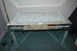 *Decorative Mirror Glass Coffee Table