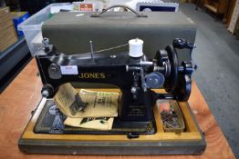 Vintage Jones Family D53A Sewing Machine