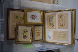 Quantity of Framed Needlework Artwork