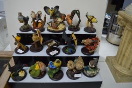 15x Country Bird Collection Figures